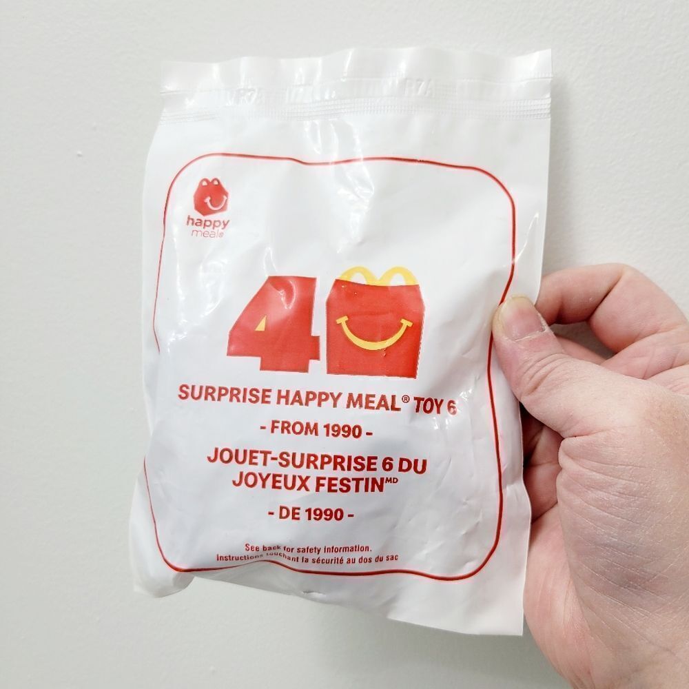 2/$20 1990 McDonald's Suprise Toy #6 Sealed in Bag